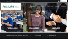 Tablet Screenshot of anazer.com